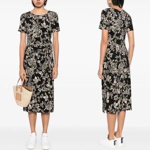 NWT JOHNNY WAS THE JANIE FAVORITE SIDE TIE KNIT DRESS Sz S